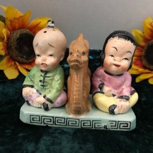 Vintage Maruri Japanese Salt & Pepper Set